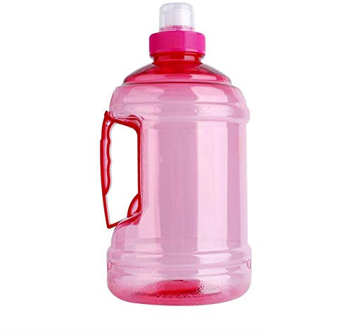 Sports Water Jug,1L BPA Free Large Gym Water Bottle Wide Mouth Flip Cap Handle Leakproof Reusable Sports Water Jug Ideal for Gym Training Hiking Travel Outdoor Sport