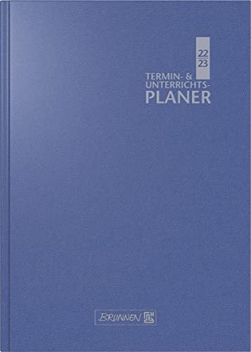 Brunnen Lehrer-Sortiment 2022/2023 Überformat A5: 17 x 24 cm blau: 2 Seiten = 1 Woche, 1075960303