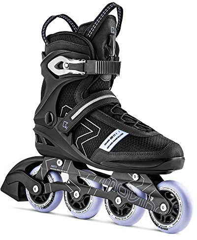 Movino Inline Skates | Cruzer B4 | Fitness Rollschuhe | Damen Herren Inliner | Inliner für Erwachsene | Inlineskates mit Schnellschnürsystems und Reflexionselemente | Roller mit Aluminium Kufe