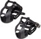 GORIX Fahrrad-Flachpedale, Zehenclip-Set mit Riemen, fur Rennrad, Mountainbike, MTB, Spin-Fahrrad (GX-TOE829)