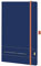 Chronoplan 50484 Buchkalender Kalendarium 2024 (Terminplaner A5 (135x210mm) mit Softcover, Wochenplaner, 1 Woche auf 2 Seiten, mit Stiftschlaufe, Einmerkband, Gummiverschluss) Elementary, Dunkelblau