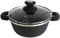 METTMANN PROFESSIONNEL - Marmite Faitout 28 cm - Fonte d'Aluminium - Revêtement Type Pierre - Couvercle en Verre - Tous Feux dont Induction - Sans PFOA - (28CM)