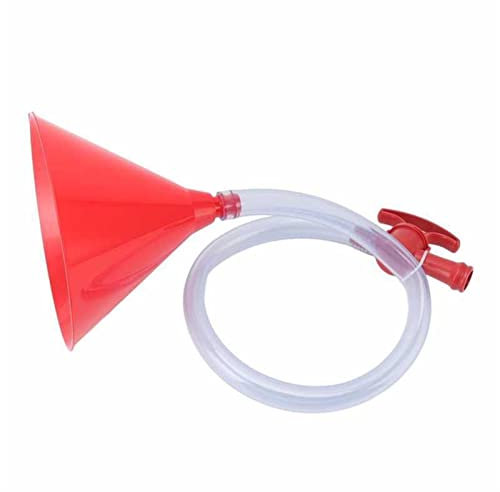 TREGOO Trichter Beer Tube and Funnel Food Grade Beer Funnel for Beach Entertainment
