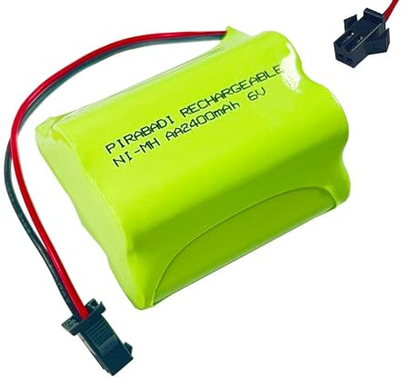 Pack 5 pilas ACCU recargables 6V NI-MH AA 2400mAh con conector SM-2P (1779)