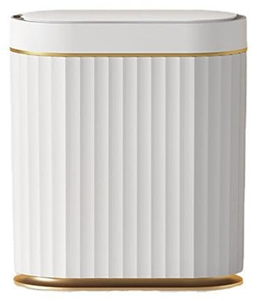 Evvmnaks Poubelle Automatique Étanche de 2 Gallons avec Couvercle, Capteur de Mouvement pour Chambre à Coucher, Salle de Bain, Cuisine, Bureau, Réutilisable, Durable et Facile à Utiliser