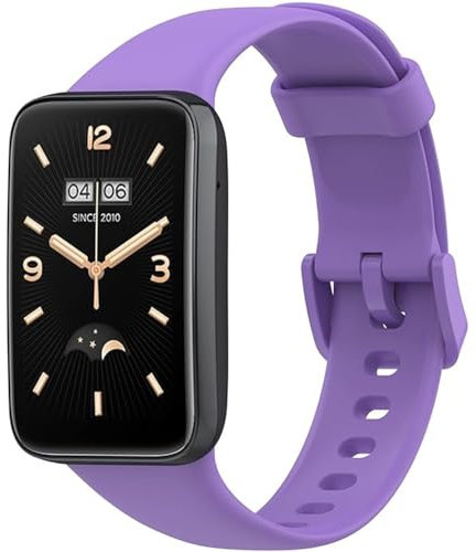 FYISWHO Silikon Armbänder für Xiaomi Smart Band 7 Pro,Sport Armband Uhrenarmband,Ersatzarmband für Xiaomi Smart Band 7 Pro (Purple)