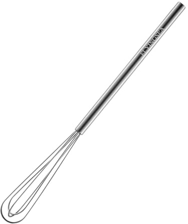 FLYINGSEA Schneebesen, Edelstahl-Schneebesen, Koch- und Küchenhelfer. (Silbrig, 16.8 cm)