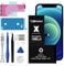 TOPGOBAT Ricambio per iPhone X, batteria da 4600 mAh ad alta capacità per iPhone X (modello A1865 A1901 A1902) con kit di attrezzi di ricambio