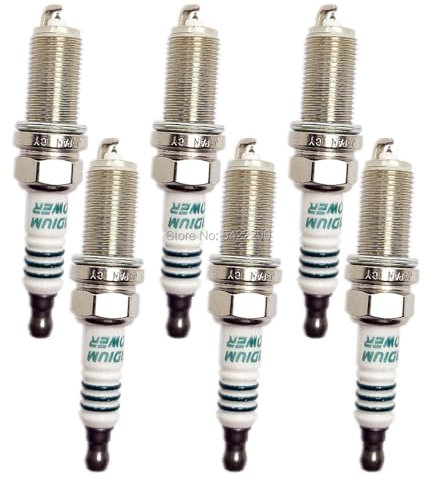 auto-zündkerzen,auto-zündkerzenschlüissel 4-6 Stück IKH22 5345 Iridium Power Zündkerze kompatibel mit Ford Mitsubishi Subaru Audi Porsche Volvo 267700-2650 I45 Autokerzenstecker drehmomentschlüssel zü