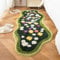 Generic Teppich, 60 x 122 cm, Blumenmuster, maschinenwaschbar, Hochflor, rutschfest, maschinenwaschbar
