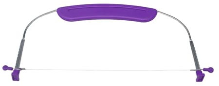 Cehoo Professional Cake Leveller Cutter Adjustable Stainless Steel Cake Slicer 12 Inch Layer Cutter Wire, Kitchen Baking Tools for Birthday Cakes Layer (Purple)