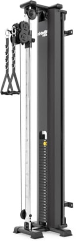 VirtuFit PL100 Single Pulley Station - Cable Pull Station for Strength Training - 75kg Weight Stack - Height Adjustable - Heavy Duty Steel Construction