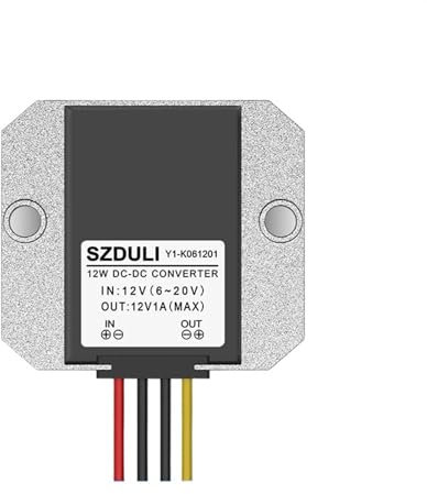 Regulador de Fuente de alimentación de 6-20V a 12V 1A 2A 3A DC, Transformador de módulo de Aumento y reducción automático de 12V a 12V(6-20V to 12V 1A)