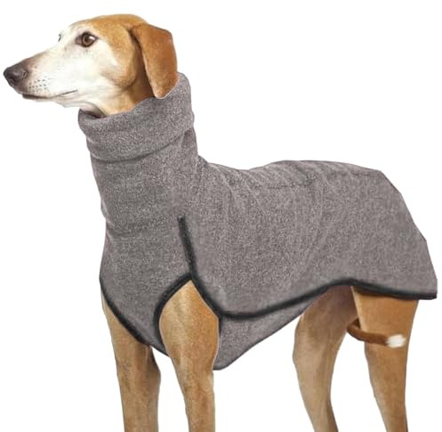 Whippet-Pullover, Fleece-Pullover für Windhunde, warmer italienischer Windhund-Pullover, Sweatshirt, warmer Wintermantel mit Stehkragen für Hunde, Whippet-Hundekleidung, für kleine, mittelgroße und