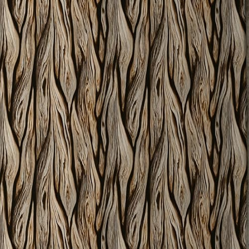 ESSMOKO Papier Peint autocollant imperméable en PVC grain de bois de noyer chinois pour chambre à coucher salon meubles marron 45 * 300cm