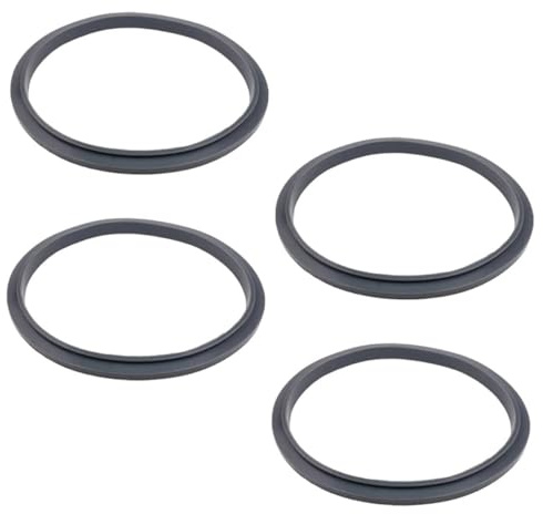 TOKIDNY 4 Piezas Anillos de Sellado de Silicona Flexibles para Exprimidor de Zumos Recambios para Batidora Vaso y Juntas Resistentes y Fáciles de Instalar Compatibles con Base de