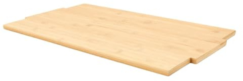 Dilwe Plateau en Bois, Résistant aux Rayures, Facile à Nettoyer, Remplacement Facile avec Planche de Table de Camping pour Tables D'extérieur (Bord carré)