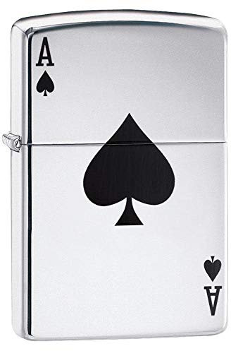 Zippo Feuerzeug, Ace of Spades Chrom