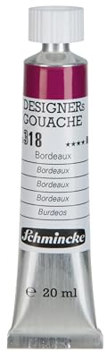 Schmincke Designers Gouache Bordeaux, 20 ml-Tube, 25 318 007