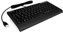 KeySonic ACK-595 C+ Mini-Tastatur (PS/2 USB, US-Layout) schwarz