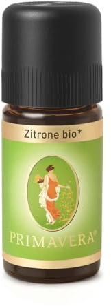 PRIMAVERA Ätherisches Öl Zitrone bio 10 ml - Aromaöl, Duftöl, Aromatherapie - erfrischend, konzentrationsfördernd, aufmunternd - vegan