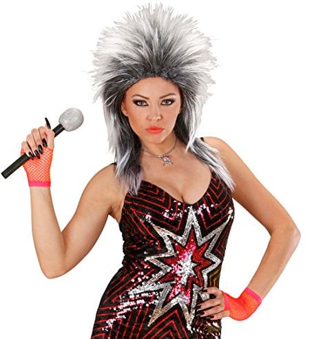NET TOYS Show Mikrophon Mikrofon Show Master Mic Kostüm Accessoire Showmaster Entertainer Fasching Karneval Sänger Popstar