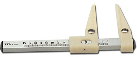 Metrica 10460 Calibro per Ossa, strumento ortopedico, 0–150 mm, Grigio/Bianco
