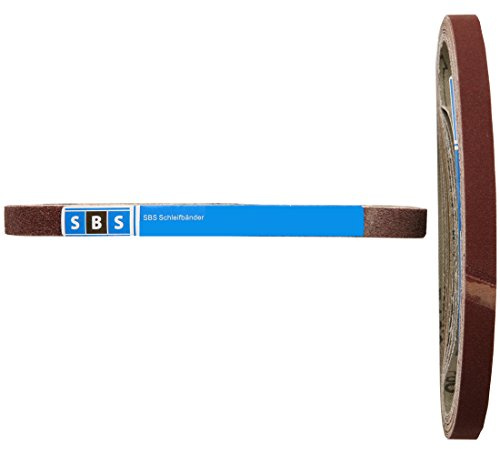 96-Piece Fabric Sanding Belts 13 x 451 Grain Each 16 x 40/60 / 80/120 / 180/240 Black and Decker Power File