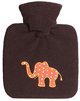 Reer 4022 Kinderwärmflasche Safari Bezug, braun, 0.6 L