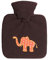 Reer 4022 Kinderwärmflasche Safari Bezug, braun, 0.6 L