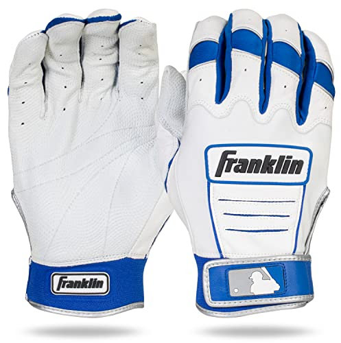 Franklin Sports MLB CFX PRO Batting Handschuhe, Unisex, Pearl/Royal