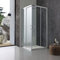Cabine de douche carrée avec verre transparent 90x90 cm | Giada