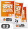 Set aus 3 Textilfarben - Universal Textilfarbe für Kleidung und natürliche Stoffe (Orange)
