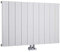 Milano Skye White Horizontal Single Flat Panel Aluminium Radiator - 600mm x 945mm
