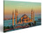 Moderne Blaue Moschee im Sonnenuntergang von glorius Istanbul Park Sultanahmet Die Größte Moschee in Istanbul von Sultan Ahmed (Osmanisches Reich) Leinwanddruck - Moderne Gemälde x