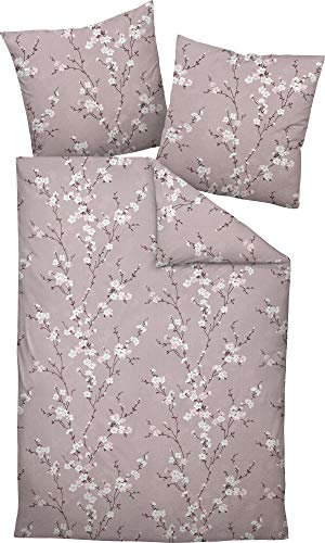 Janine Design Seersucker Bettwäsche Tango 20076-05 rosenlila 1 Bettbezug 155 x 220 cm + 1 Kissenbezug 80 x 80 cm