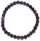 Edelstein 6mm Kugel Power Energie Perlen Armband auf Stretchband in vielen verschiedenen Steinarten wählbar (Iolith/Wassersaphir)