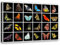 Leinwandbild XXL Schmetterlinge Wandbild Kunst mehrfarbig 120x80 cm