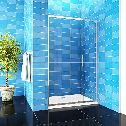 Aica Sanitär Duschabtrennung 120cm Duschtür Schiebetür H190cm