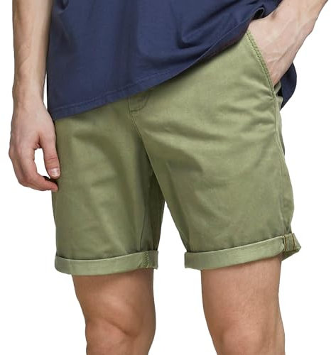 JACK & JONES Pantalones Cortos Chinos de Color Liso Intelligence Bowie para HombreXL