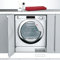 Hoover H-Dry 300 BATDH7A1TCE Integrated Heat Pump Tumble Dryer, Wifi Connected, 7KG, Sensor Dry, Large display, White with Chrome Door