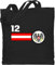 Baumwolltasche - Fußball EM WM - Taschen - 12. Mann Österreich Mannschaft - Unisize - Schwarz - 2024 fanartikel europameisterschaft österreich beutel fussball osterreich stoffbeutel fu ball
