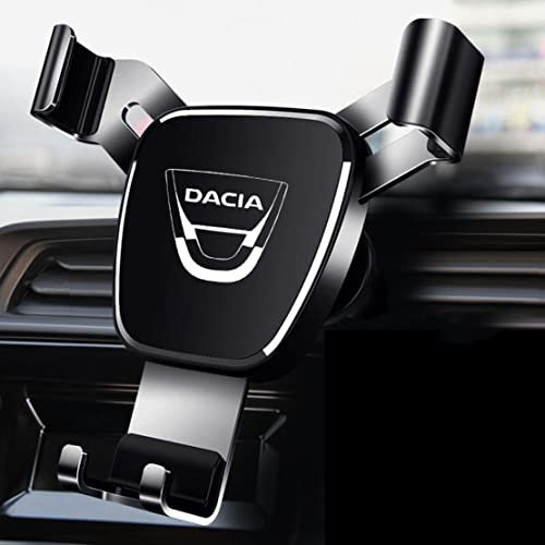 ERGENB Support De TéLéPhone En MéTal, Support De TéLéPhone Portable De Navigation De Voiture, Pour Dacia Duster Logan Sandero Lodgy Dokke