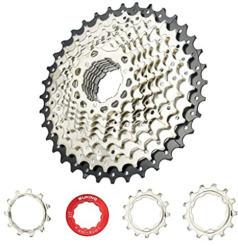 CYSKY 11 Fach Kassette 11-36T Kassette Kompatibel für Mountainbike, Rennrad, MTB, BMX (Leicht) (11-36T)