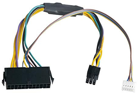 ATX - Adaptador de fuente de alimentación PCI-E de 24 pines hembra a 6 pines macho de 6 pines para Elite 8100 8200 8300 800G1