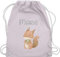 Turnbeutel Rucksack - Tiere - Eichhörnchen Eichhorn Squirrel - Unisize - Pastell Rosa - stoffbeutel kindergarten kita baumwolle beutel personalisierte geschenke name sportbeutel kinder