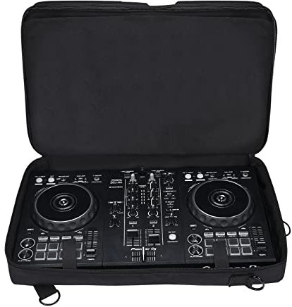 YipuVR Carrying Case for Pioneer DDJ 400/DDJ FLX4/DDJ 200/DDJ SB3 SB2/DDJ-202/Inpulse 300/Native Instruments Traktor Kontrol S2 Mk3 DJ Controller, Soft Travel Storage Bag with Bag Strap