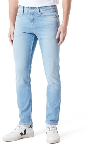 Tommy Jeans Herren Jeans Hose Scanton Slim Fit, Blau (Denim Medium), 33W/34L