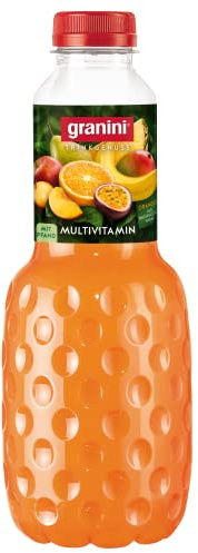 granini Trinkgenuss Multivitamin (1 x 1l), mindestes 50% Frucht, Mehrfruchtnektar, vegan, natürlich, mit Pfand