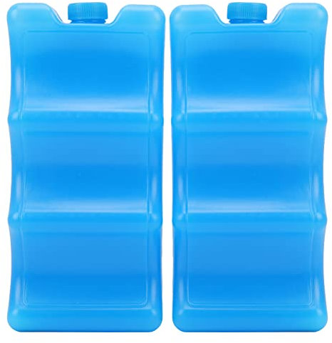 2 Pièces Pack De Glace Au Lait Maternel Pour Biberon Forme Profilée Bleu Glacière Réutilisable Sac Isotherme Blocs De Congélation Boîtes à Lunch Ou Sac Isotherme Pour Garderie Allaitement Maman